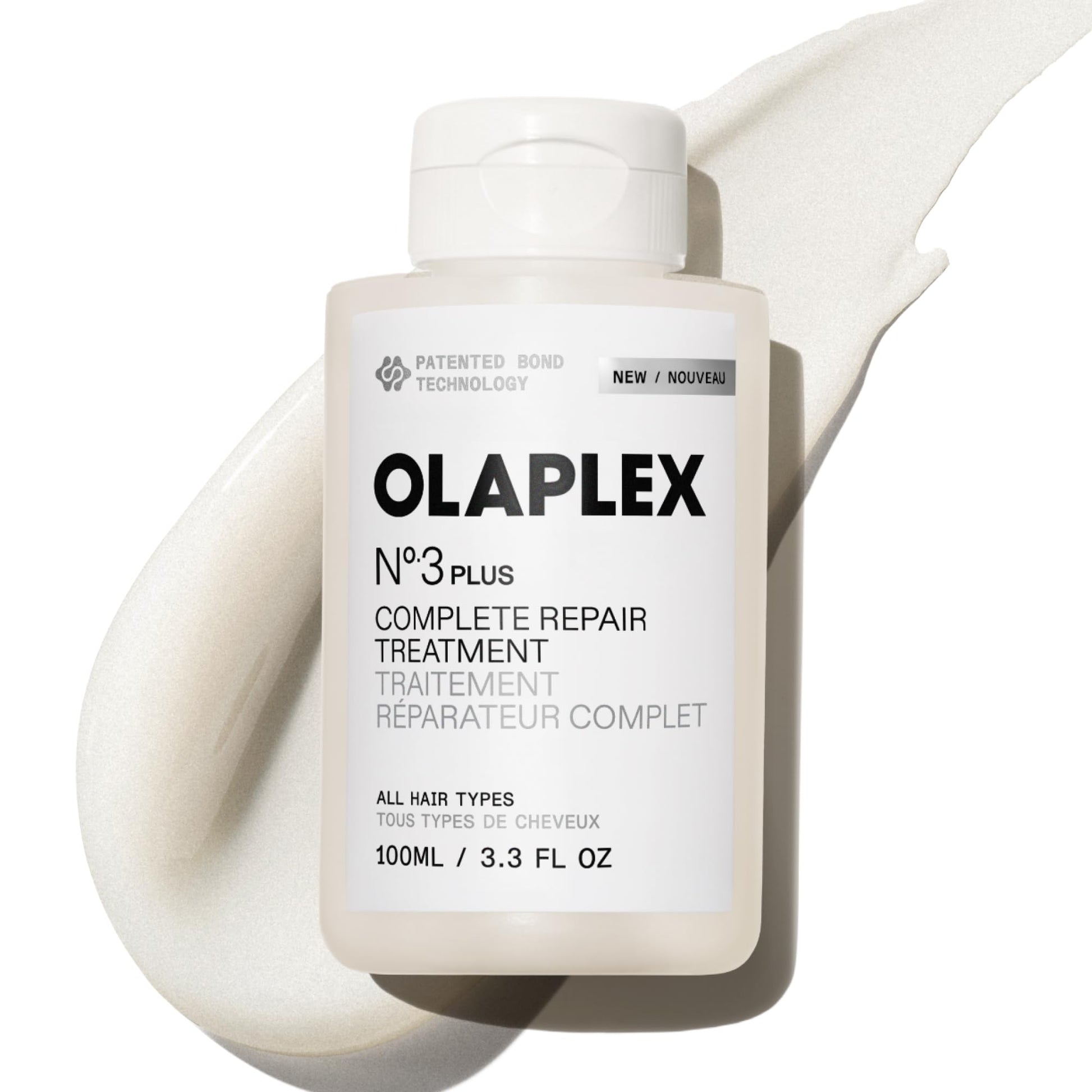 OLAPLEX N°.3PLUS Complete Repair Treatment, Hair Damage Repair Rreatment for Immediately Stronger, Softer Hair (100ml)