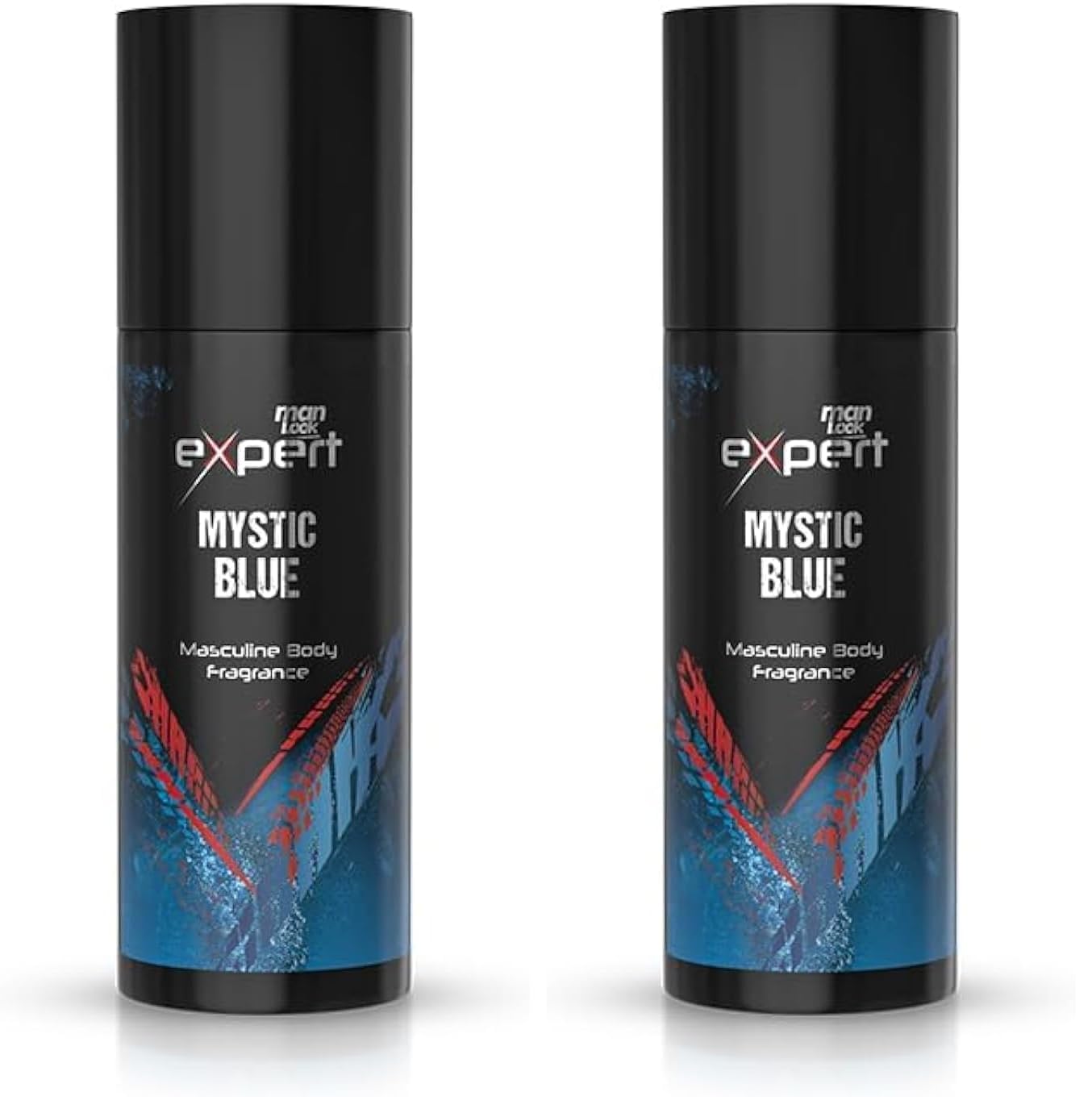 Eva Man Look Expert Masculine Body Fragrance Mystic Blue 150 Ml (Pack of 2)
