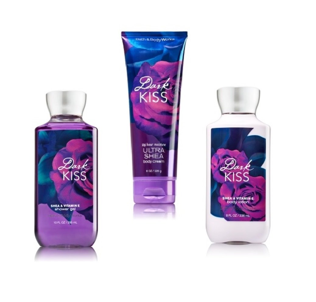 Bath & Body Works Dark Kiss Shower Gel, Ultra Shea Cream Set Bath & Body Works
