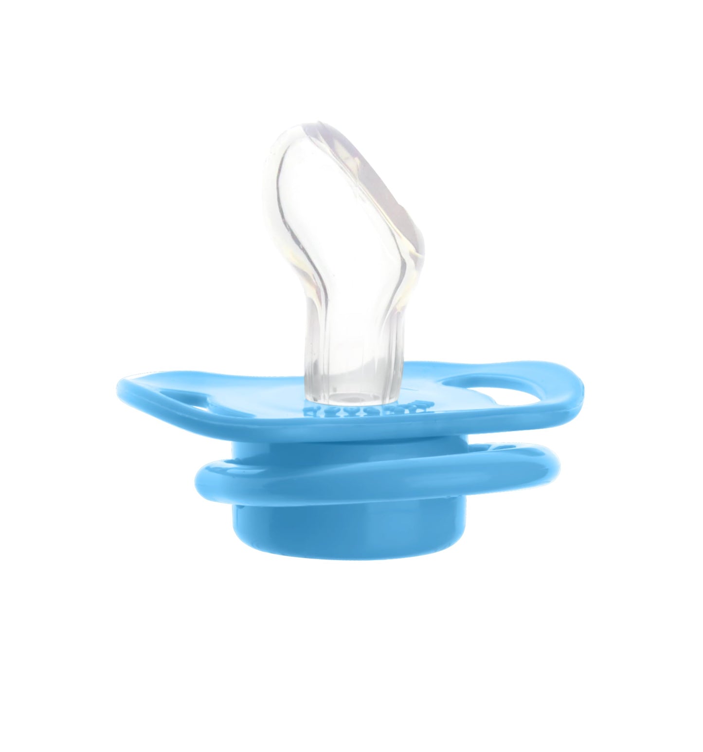 Bubbles pacifier beveled - blue