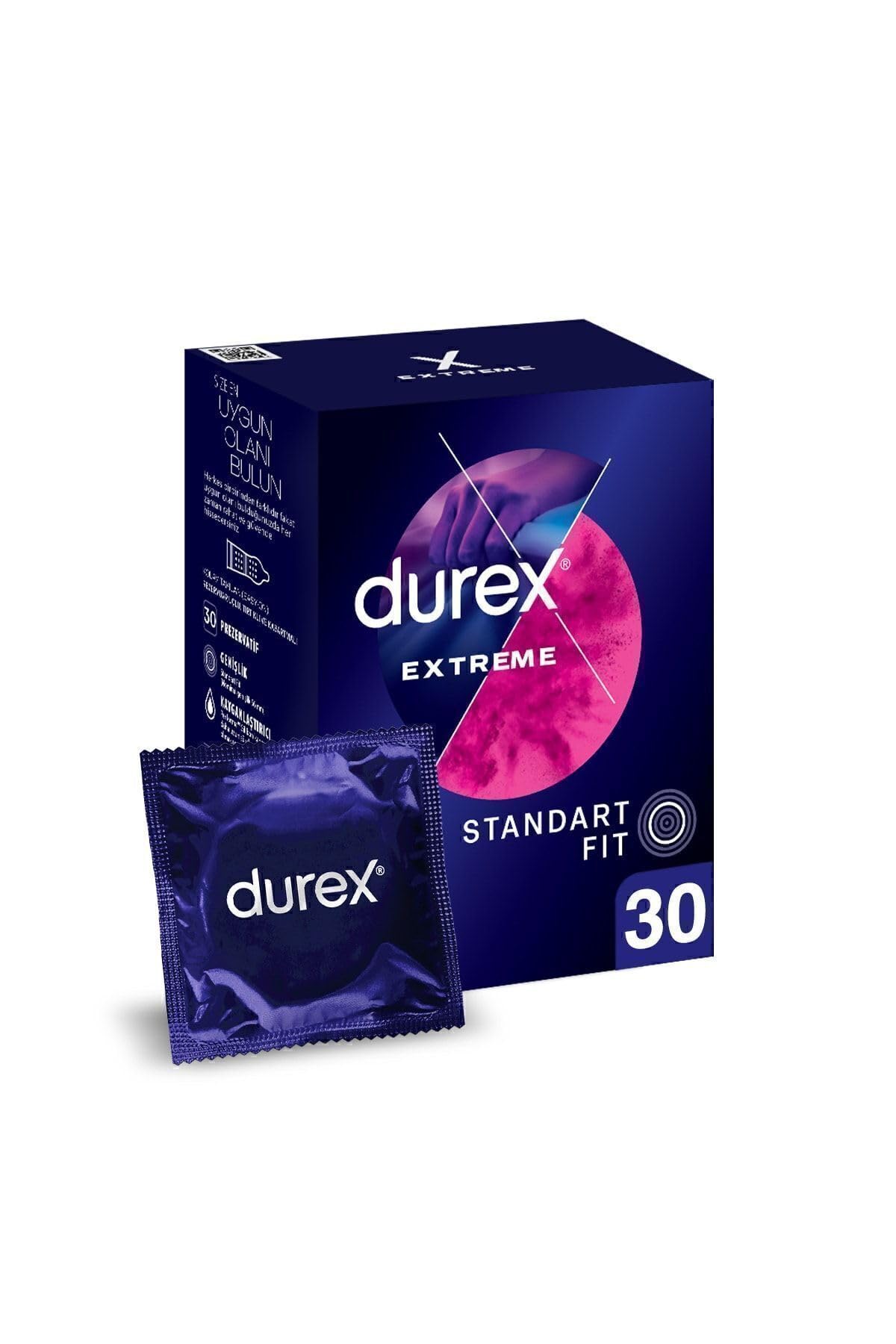 Durex Extreme 30 Condom with Retardant and Serrated