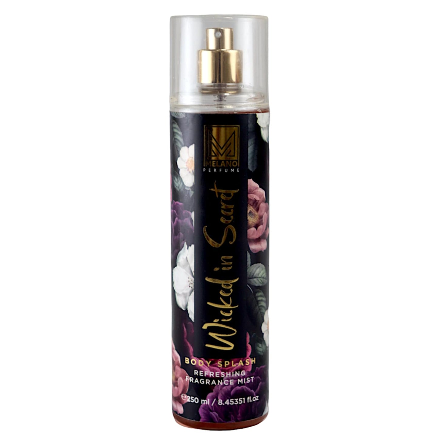 Melano Pharma Melano Perfume Body Splash Refreshing Fragrance Mist With Wicked In Secret For Women-250ml