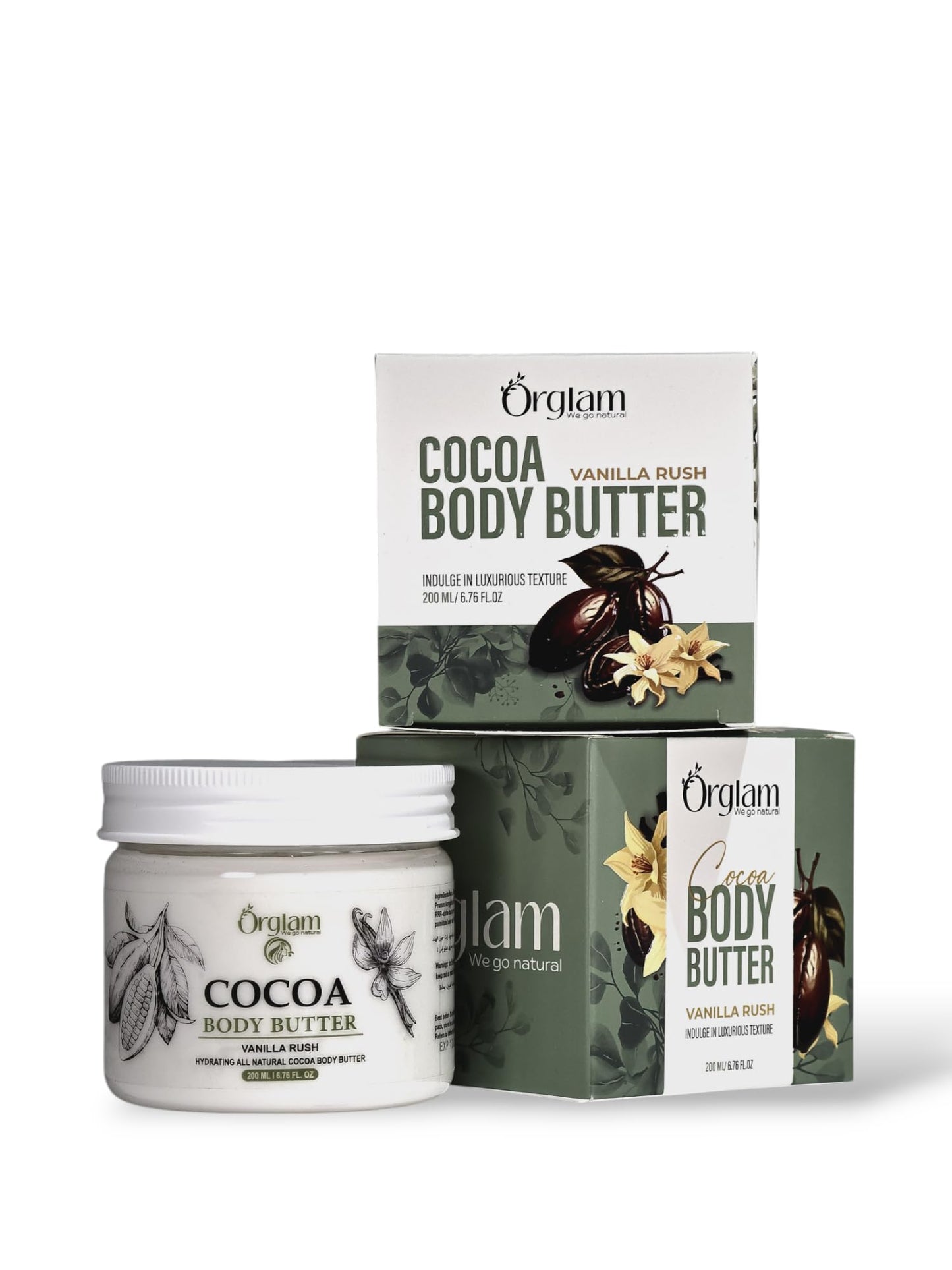 Orglam (200ml, Cocoa body butter)