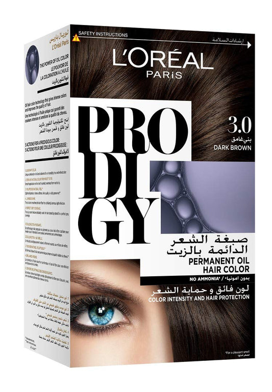 L'Oréal Paris Prodigy, 3.0 Dark Brown pack may vary