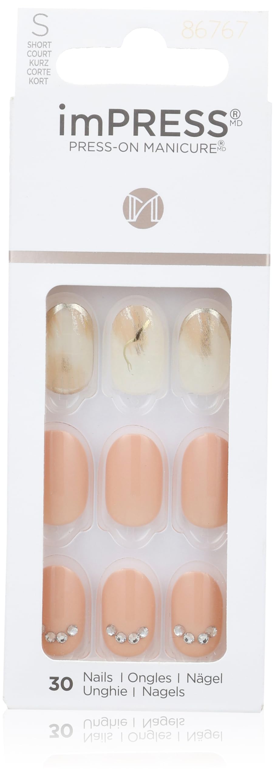 KISS imPRESS KS Nails - imperial Sand IM28