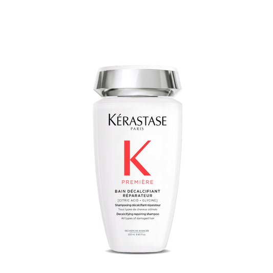 KÉRASTASE Première, Decalcifying & Repairing Shampoo, For Damaged Hair, With Citric Acid & Glycine, Bain Décalcifiant Réparateur, 250 ml