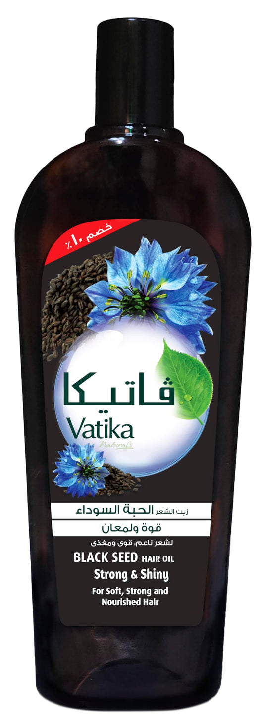 Vatika Blackseed Hair Oil (90mL) | Multivitamin Enriched | Improves Scalp Health & Reduces Dandruff | Promotes Hair Growth | Moisturizes and Nourishes Hai