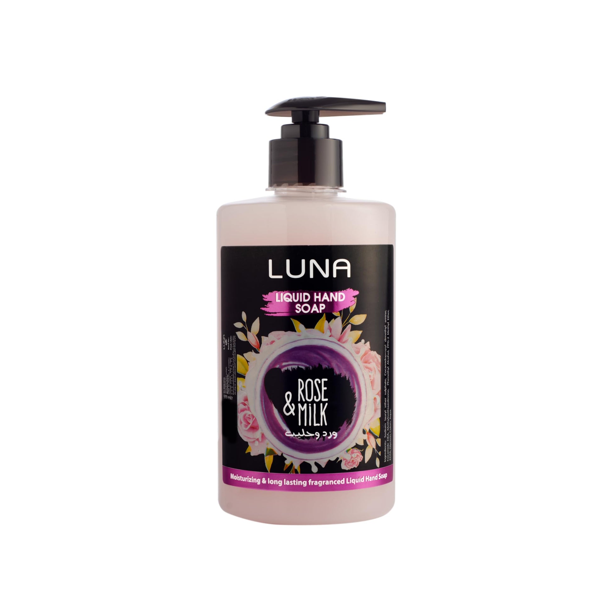 Luna Liquid soap rose & milk 500 ml