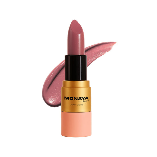 Monaya L008 Creamy Lipstick Super Lustrous Lipstick, Creamy Formula For Soft, Fuller-Looking Lips, Moisturized Feel (L307#)