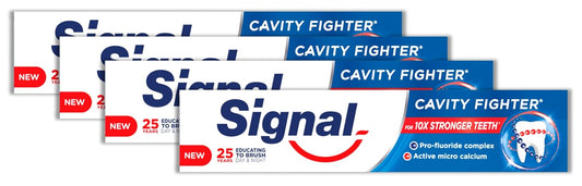 Signal Toothpaste, 4 X 120 Ml