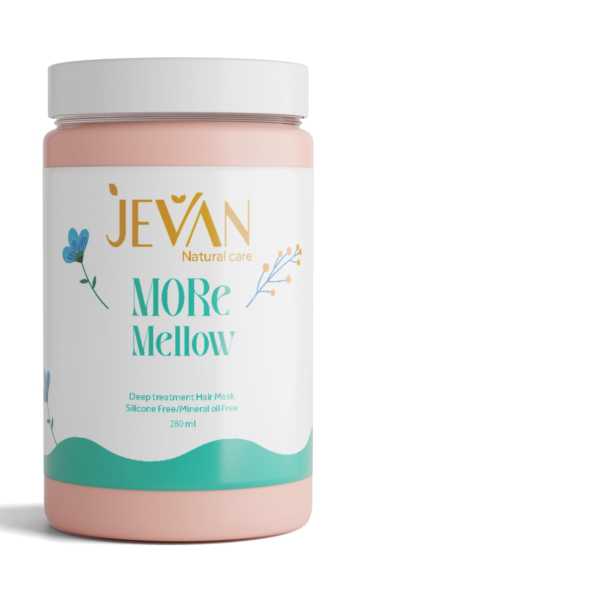 JEVAN More Mellow Deep Treatment Hair Mask For Dry Hair- Passion Fruit 280 ml