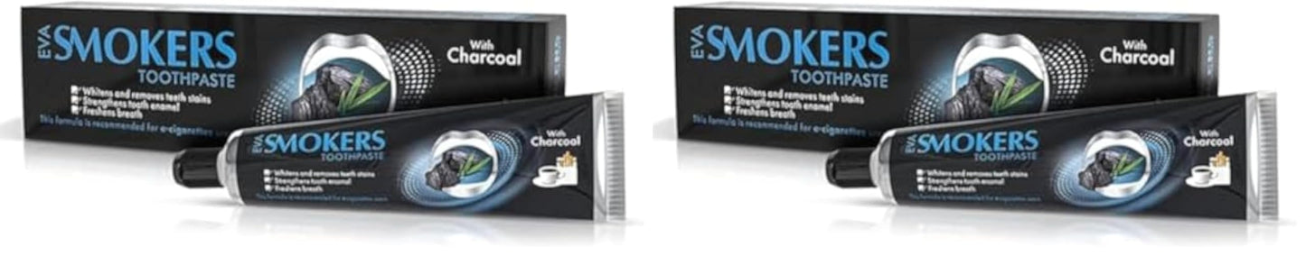 Eva Smokers Toothpaste - Charcoal - 50gm
