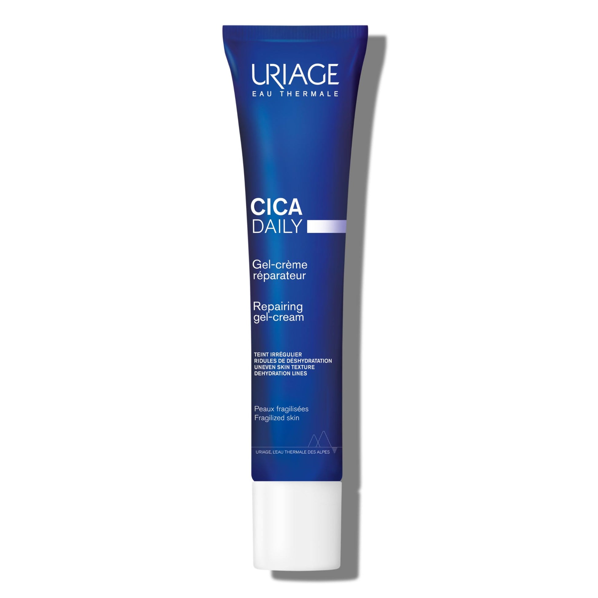 Uriage Bariederm CICA-Daily Gel-Cream 1.35 fl.oz. | Anti-Aging Face Cream that Prevents Fine Lines & Visible Imperfections | Hydrating Skin Therapy with Centella Asiatica & Hyaluronic Acid