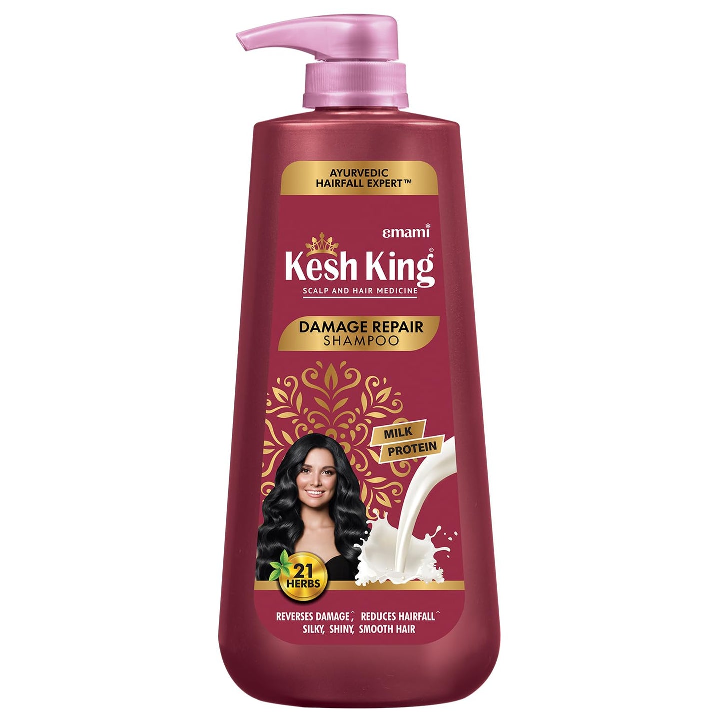 KESH KING Emami No Paraben & No Silicon with the goodness of Milk Protein and 21 Ayurvedic Herbs Dam