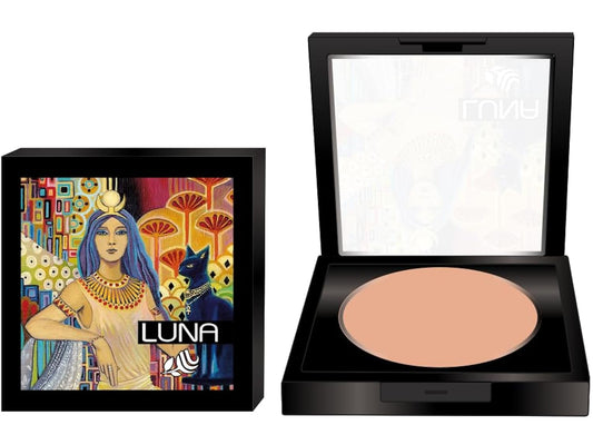 Luna Compact Powder 11 Gm Black Packing No 609