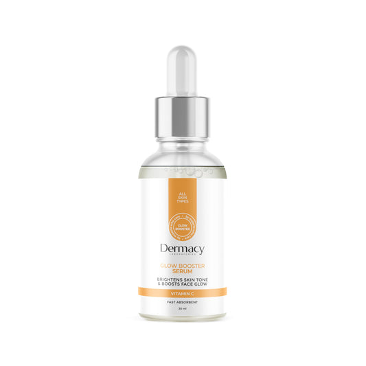 Dermacy Labs Glow Booster Serum 30 mL | Vitamin C Brightening & Radiance Serum | Reduces Hyperpigmentation & Evens Skin Tone | Fragrance-Free, Dermatologist Tested