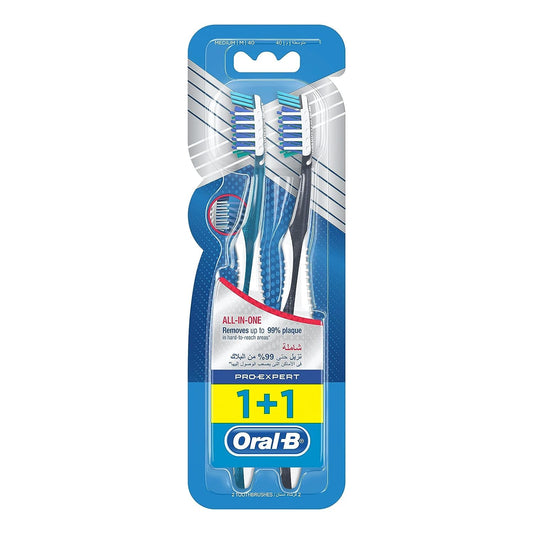 Oral-B Pro-Expert All-in-One Medium Manual Toothbrush (1+1)