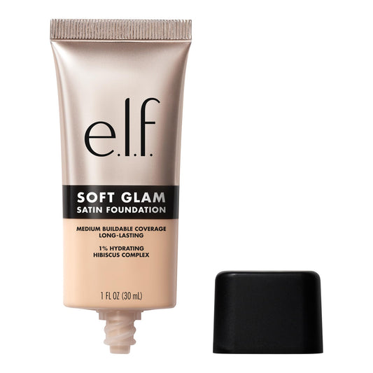 e.l.f. Soft Glam Foundation, Medium Coverage, Long-Lasting & Restorative Foundation for a Smooth, Silky Matte Finish, Vegan & Cruelty Free, 20 Light Cool