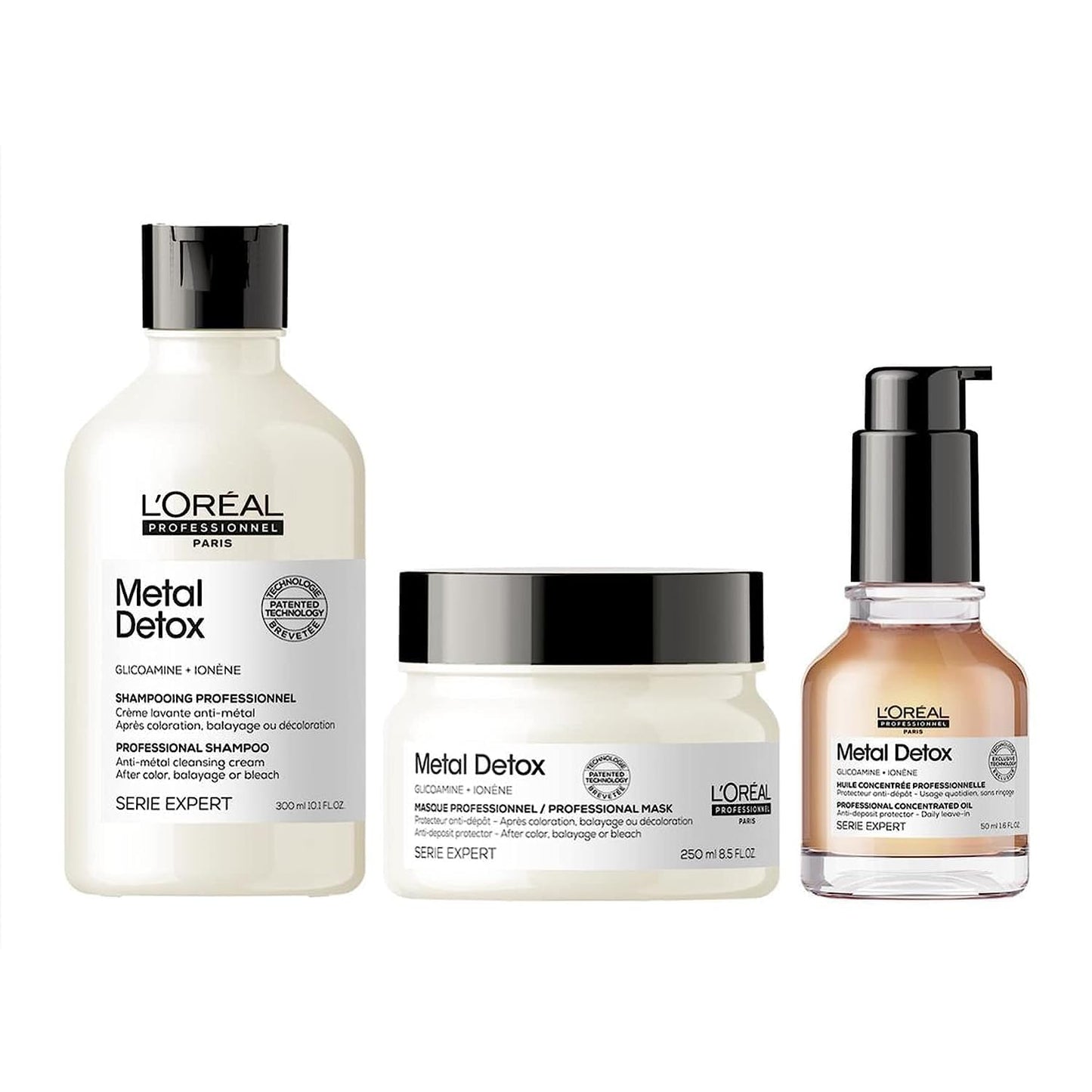 L’Oréal Paris L'Oréal Professionnel Metal Detox Collection (Shampoo, Mask, Serum)