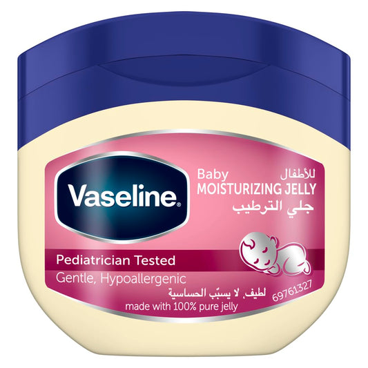 Vaseline jelly baby care Paediatrician approved Made with triple purified formula restore softness and prevent irritation 250G