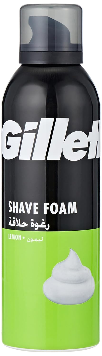 Gillette Foamy Lemon Shaving Foam, 200ml