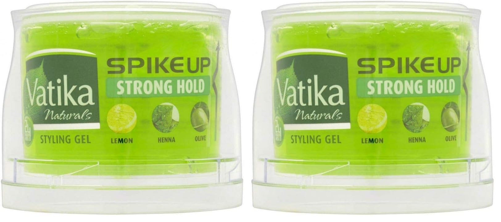 Vatika Naturals Menz Styling Hair Gel (250mL) | Spike Up with Strong Hold | Easy To Shine and Style (Pack of 2)