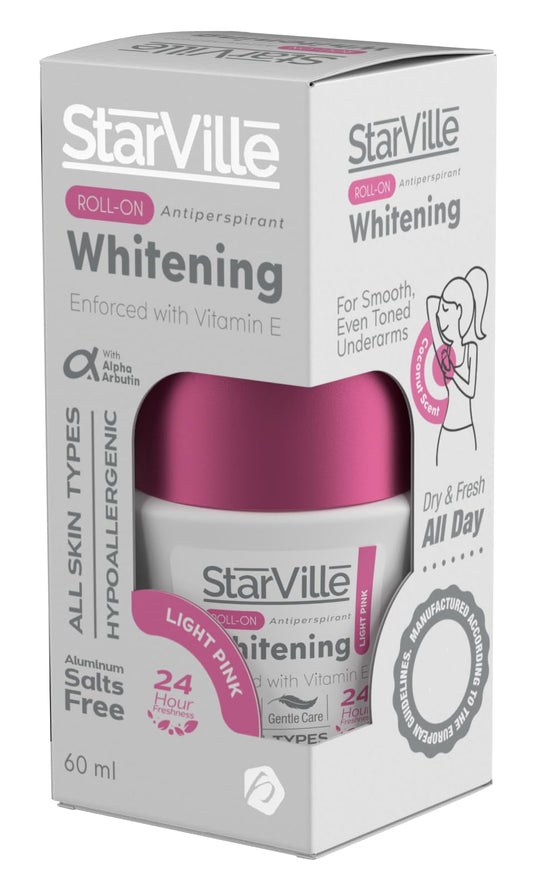 Starville Roll On Whitening Light Pink Free 60 Ml