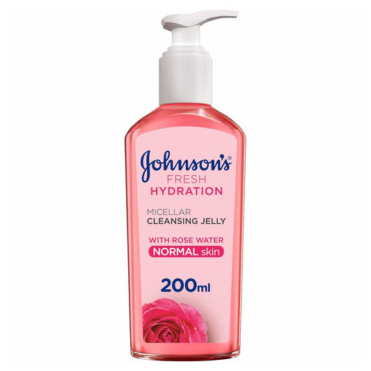 JOHNSON’S, Face Cleanser, Fresh Hydration, Micellar Cleansing Jelly, Normal Skin, 200ml
