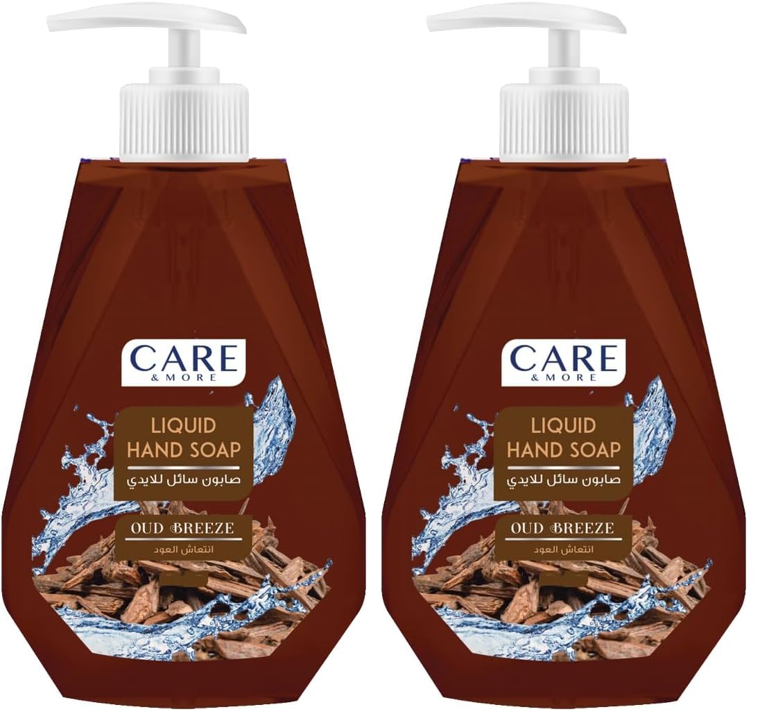 Care More Oud Liquid Hand Soap 520 ml (Pack of 2)