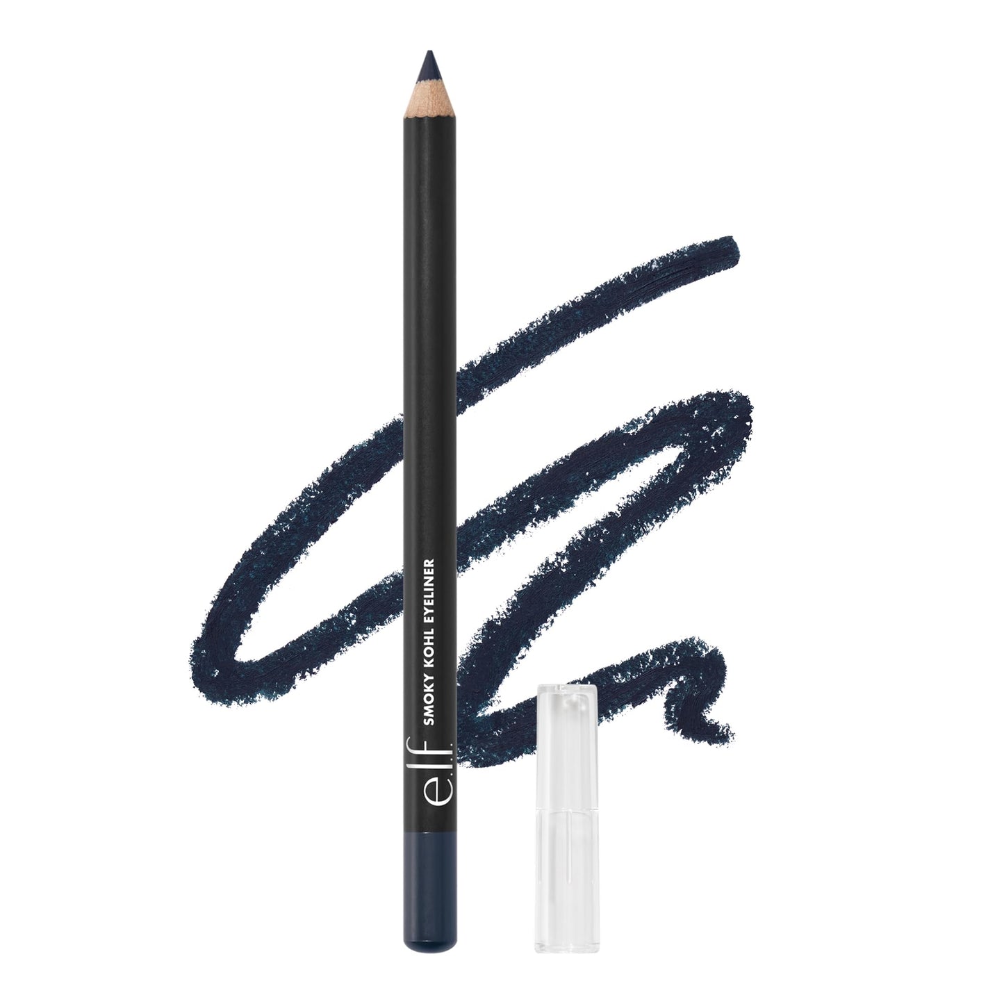 e.l.f. Smoky Kohl Eyeliner, Eye Pencil for Creating Long-Lasting, Bold, High-Pigment Makeup Looks, Vegan & Cruelty-Free, Vintage Denim