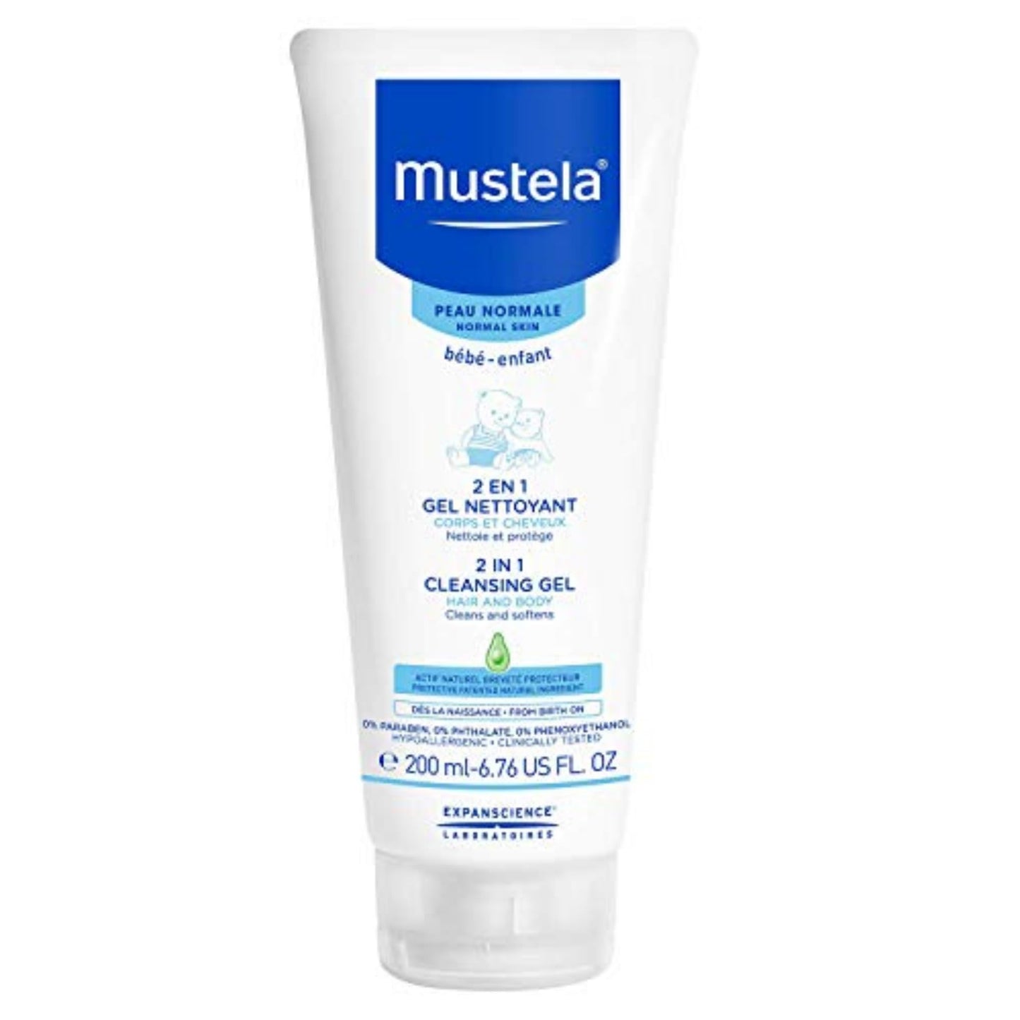 Mustela 2 IN 1 HR&BODY Cleansing Gel Avocado 200ML