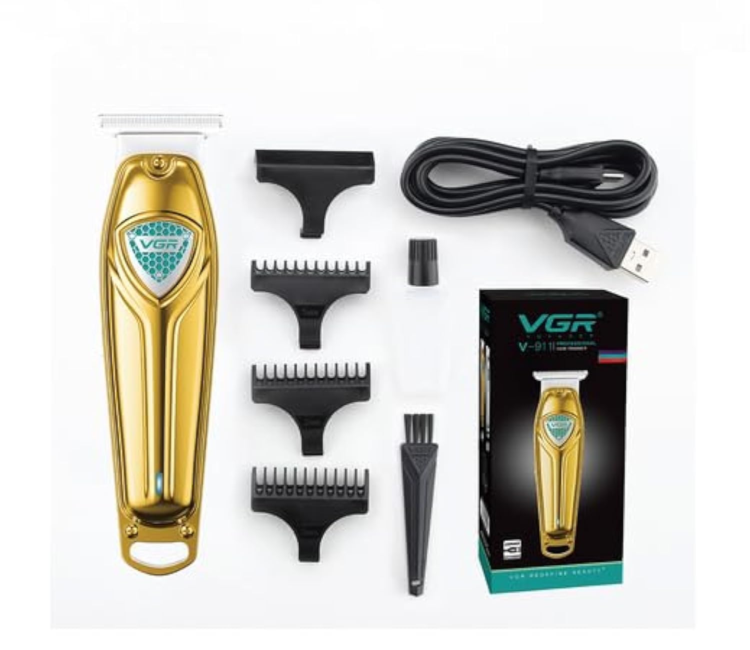 VGR Rechargeable Cordless Shaver V-911 Works For 180 Minutes After Charging Stainless Steel Blade