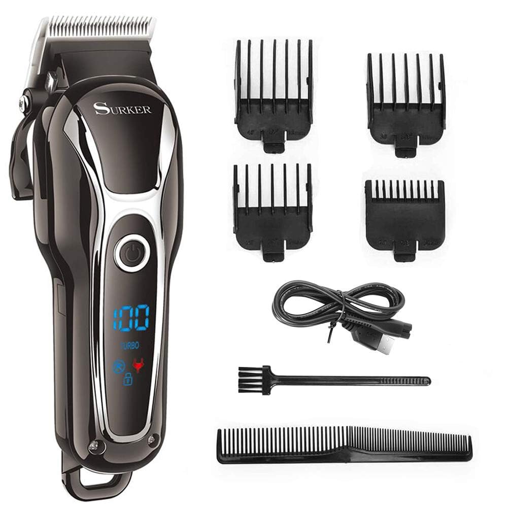 KEMEI Professional Hair Shaver & Clipper, 8-in-1 Professional Hair Clipper Precision Grooming at Your Fingertips, KM-680A