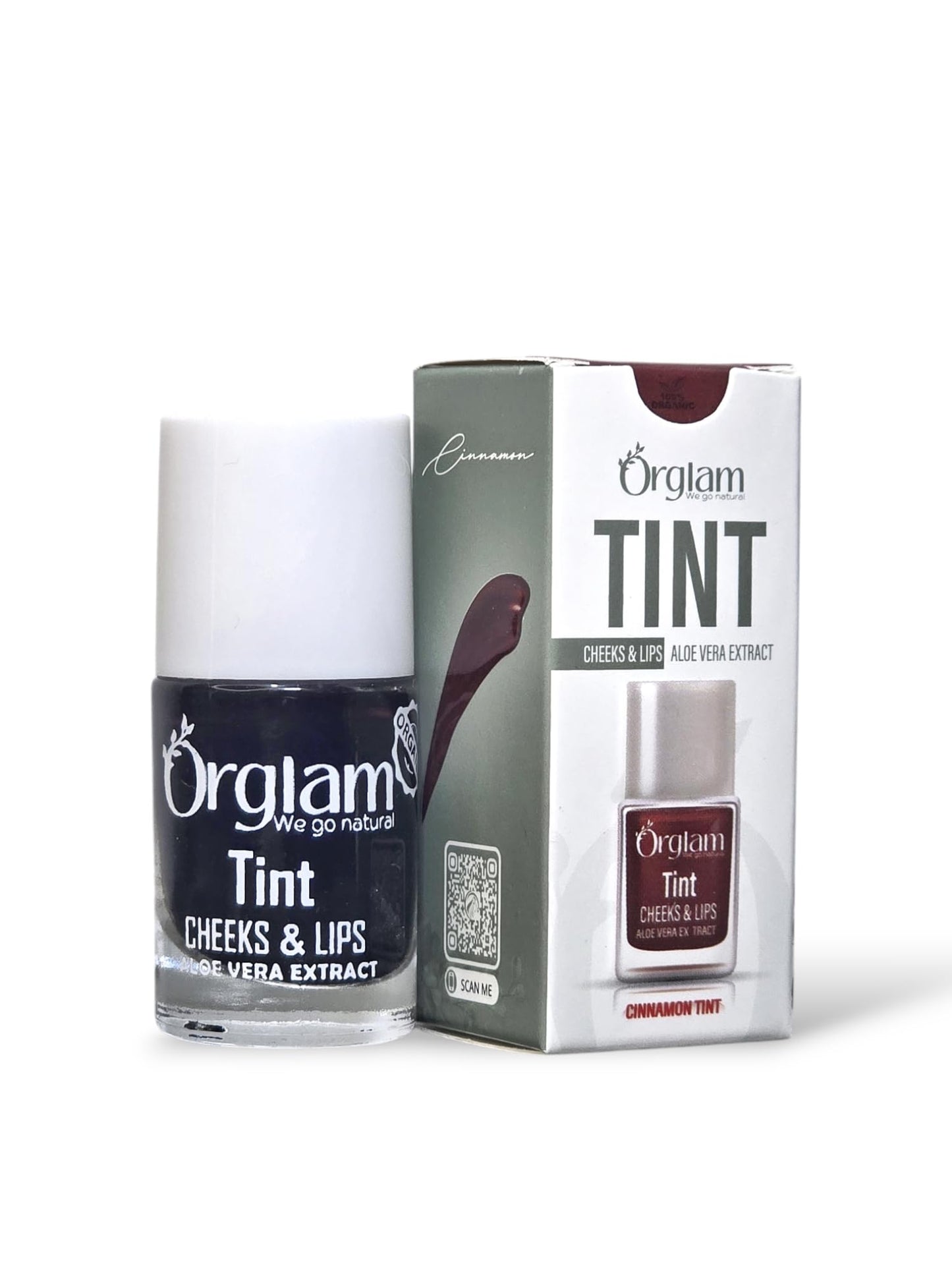Orglam Tint (Cinnamon Tint Aloe Vera Based (NATURAL), 10ml)