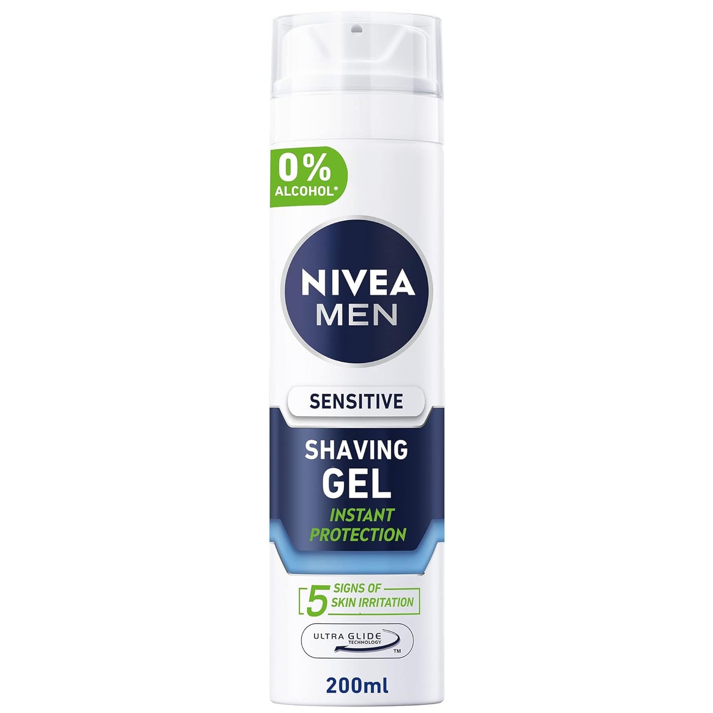 NIVEA MEN Shaving Gel, Sensitive Chamomile & Hamamelis, 200ml