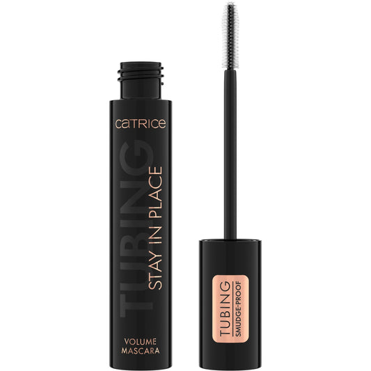 Catrice Tubing Stay In Place Volume Mascara, No. 010, Black, Long-Lasting, Volumizing, Ultra Black, Vegan, No Microplastic Particles, Nanoparticles Free, No Perfume, Pack of 11 ml