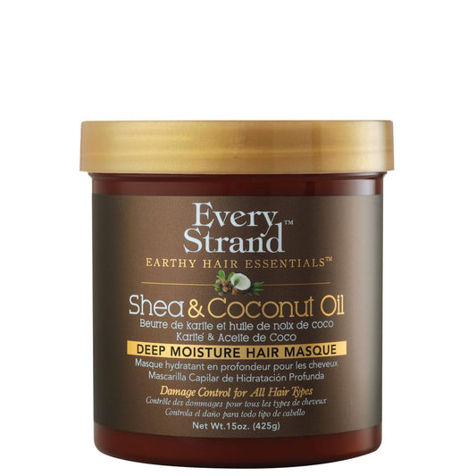 Every Strand Masque Shea & Coconut Oil Deep Moist15 Ounce Jar (425g)