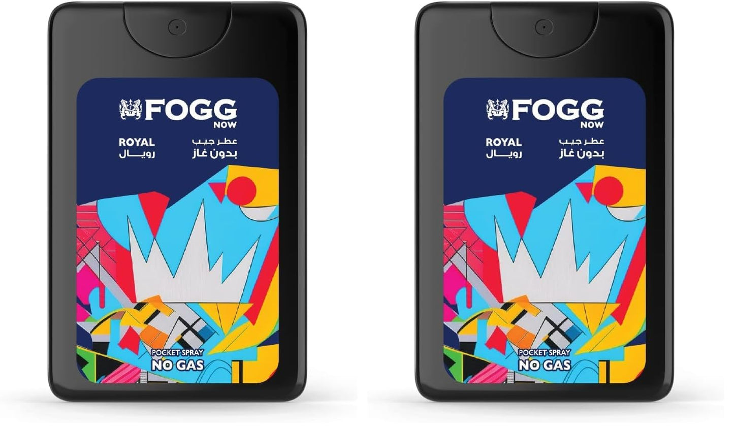 Fogg Perfume Spray Pocket - Royal 17 ML (Pack of 2)