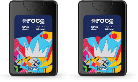 Fogg Perfume Spray Pocket - Royal 17 ML (Pack of 2)