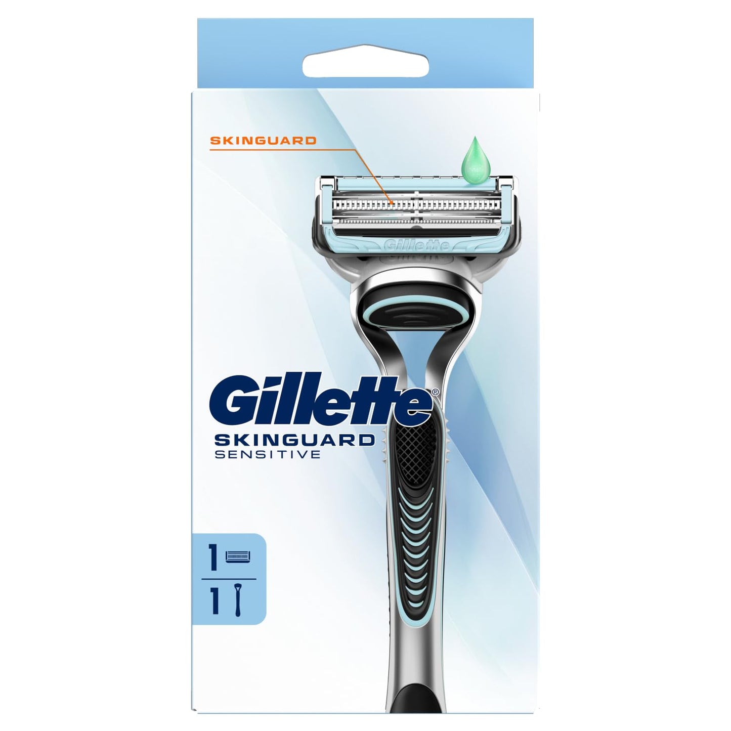 Gillette SkinGuard Sensitive Razor Handle with 1 Blade
