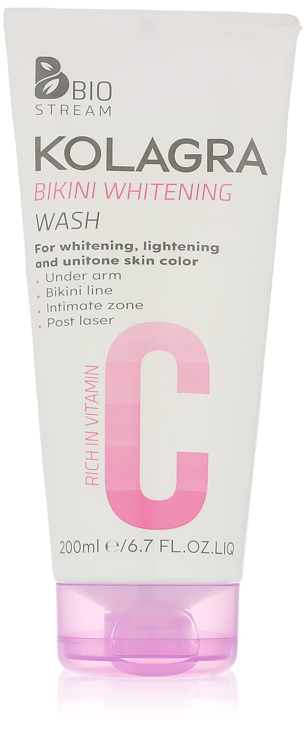 Kolagra Bikini Whitening Wash Vit C 200 ml