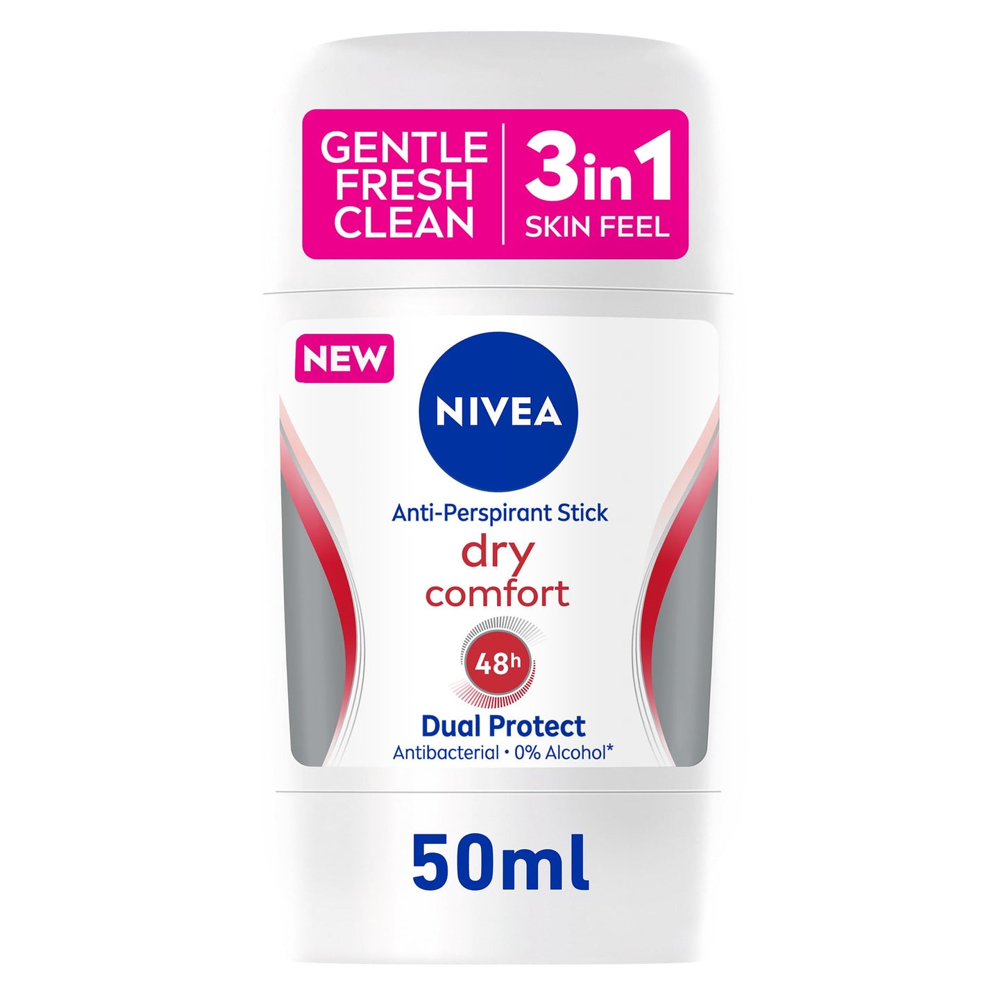NIVEA Antiperspirant Stick for Women, 48h Protection, Dry Comfort Quick Dry, 50ml