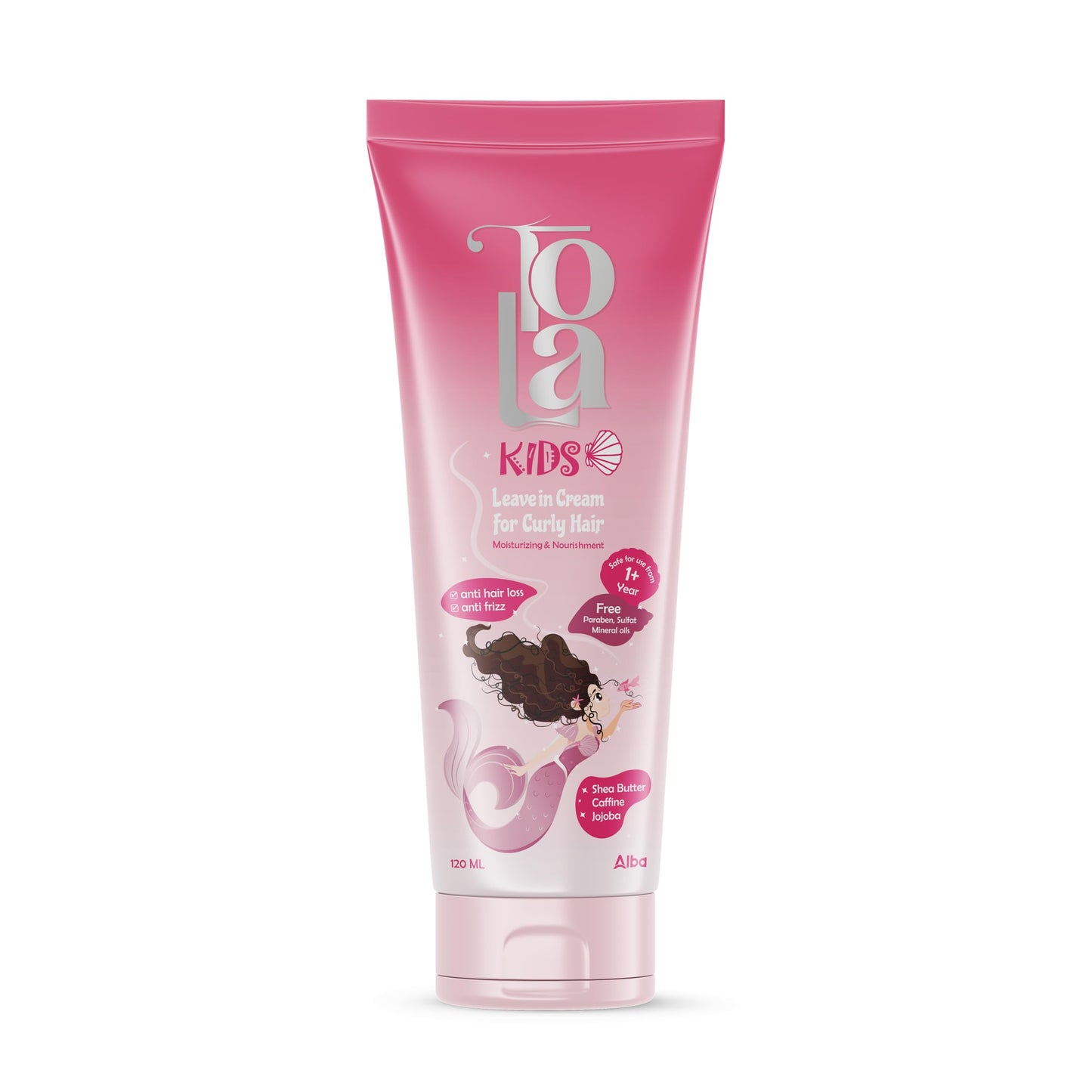 Tola Kids Leave In Cream - For Kids Curly Hair - 120ml