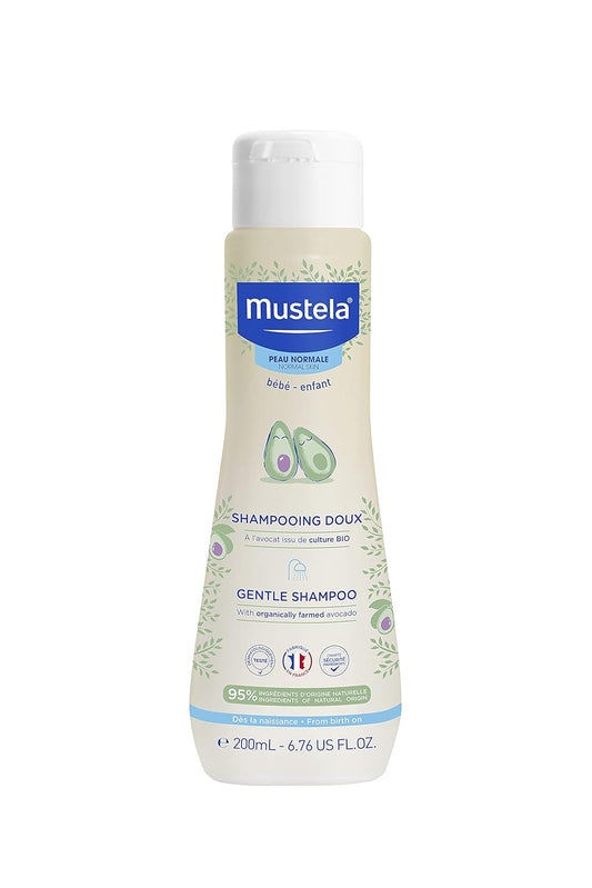 Mustela Shampoo cleans and moisturizes hair for babies, 200 ml