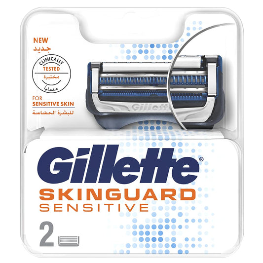 Gillette SkinGuard Sensitive Razor Refill Blades, Packaging May Vary – Pack of 2