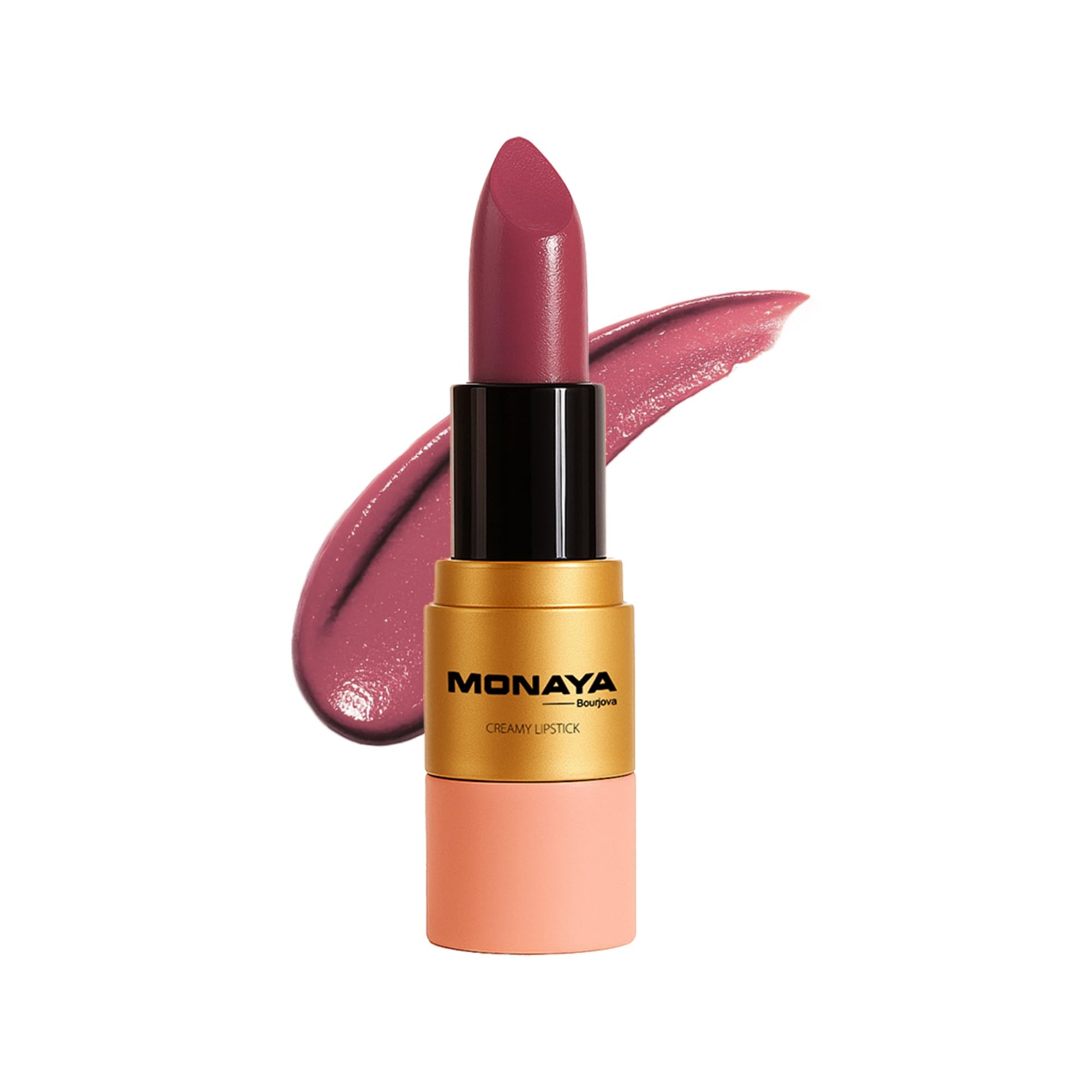 Monaya L008 Creamy Lipstick Super Lustrous Lipstick, Creamy Formula For Soft, Fuller-Looking Lips, Moisturized Feel (L310#)