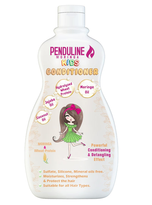Penduline Moringa Kids Conditioner | Shea Butter | Gentle Cleansing & Frizz Control |Nourishing & Moisturizing |for Silky & Oily hair |300 Ml