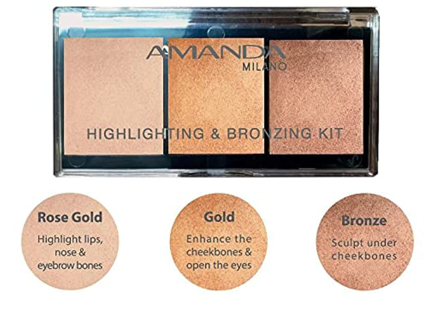 Amanda Milano Metallic HIGHLIGHTING&Bronzing kit