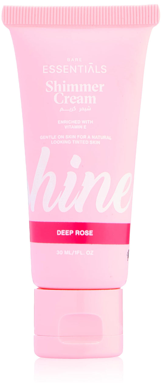 Essentials Shimmer Cream - Deep Rose 30ml (Shine Collection)