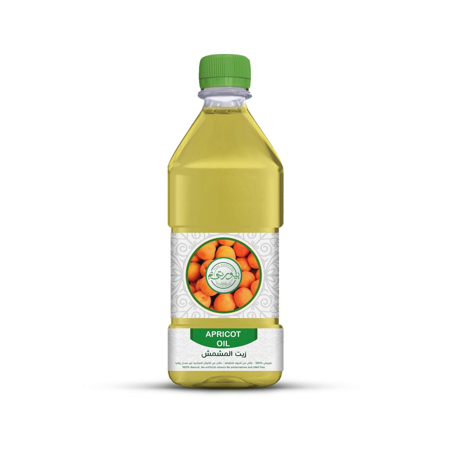 Purity- بيورتي Apricot Oil Cold Pressed, 100% Pure & Natural, Nourishing for Skin and Hair, 1L